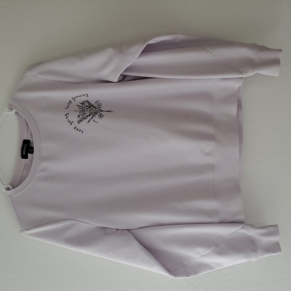 Wildfox Lavender Sweatshirt Size Small